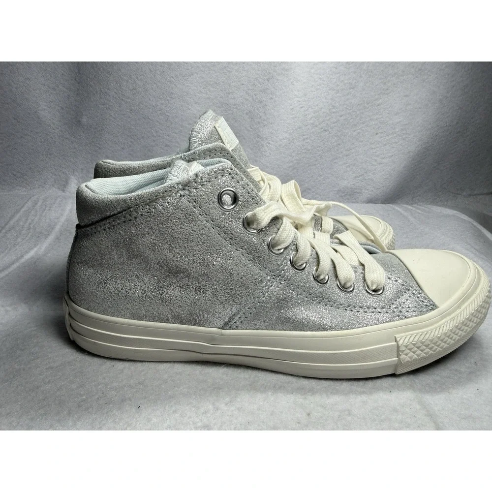 Converse Chuck Taylor All Star Mid Winter Slay Glitter Sneakers Womens 7